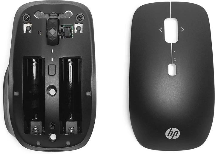 Игровая беспроводная мышь HP Travel / USB / Bluetooth / 3000 DPI / 5 кнопок / Черная (101921140) - Б/У - изображение 5