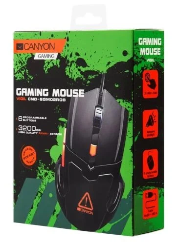 Миша Canyon Vigil, Black (CND-SGM02RGB) - Фото 5 Миша Canyon Vigil, Black (CND-SGM02RGB) - зображення 5