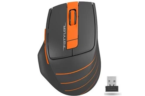 Мышь A4Tech Fstyler FG30 2000dpi Grey+Orange, USB, Wireless - Фото 1 Мышь A4Tech Fstyler FG30 2000dpi Grey+Orange, USB, Wireless - изображение 1