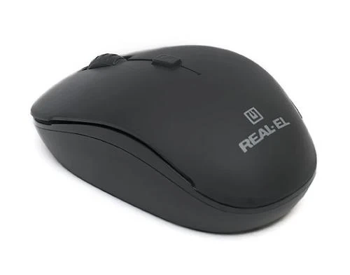 Мышь REAL-EL RM-301 Wireless, Black - изображение 3