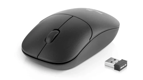 Миша REAL-EL RM-311W Wireless, Black - Фото 3 Миша REAL-EL RM-311W Wireless, Black - зображення 3