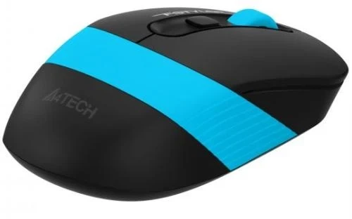 Мышь A4Tech Fstyler FG10S 2000dpi Black+Blue, USB, Wireless, бесшумная (FG10S (Blue)) - изображение 4