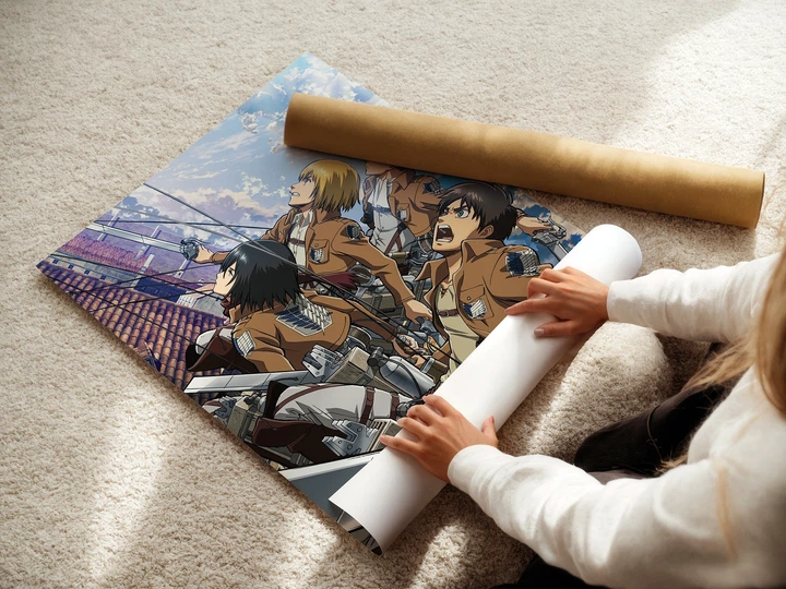 Постер Атака на титанів, Attack on Titans, аніме, A3 30×42 см (id0260) - зображення 3