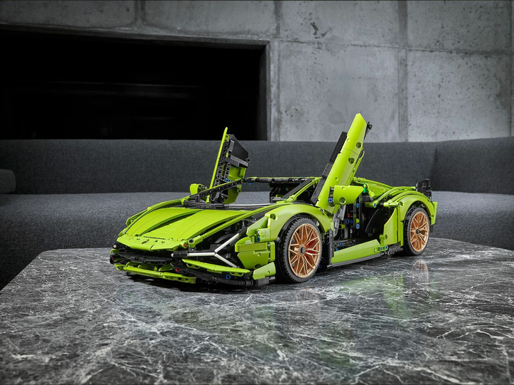 Конструктор спортивний автомобіль 1280+ деталей у стилі LEGO Technic, машинка конструктор для дітей - зображення 4