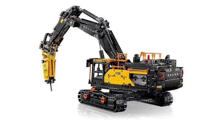 Конструктор Technic Volvo EC500 Hybrid 2359 деталей у стилі LEGO, гусеничний екскаватор, будівельна техніка - зображення 4
