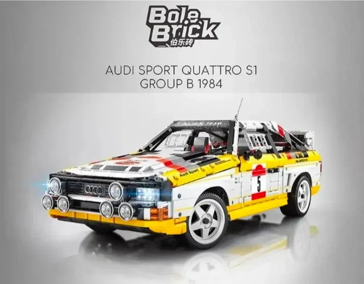 Audi Quattro з радіокеруванням 3887 деталей S1 Group B 1984 sport - зображення 6