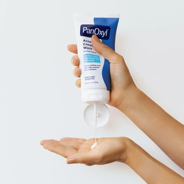 Кремова пінка з бензоїл пероксидом 4% PanOxyl Acne Creamy Wash Benzoyl Peroxide 4% 170г - Фото 2 Кремова пінка з бензоїл пероксидом 4% PanOxyl Acne Creamy Wash Benzoyl Peroxide 4% 170г - зображення 2