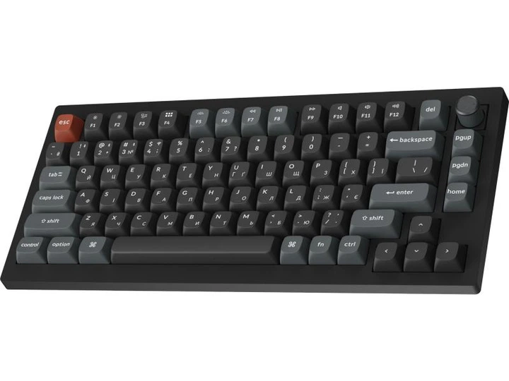 Клавіатура Keychron V1 Ultra Red Switch Black (V1U-D1-UA) - Фото 7 Клавіатура Keychron V1 Ultra Red Switch Black (V1U-D1-UA) - зображення 7