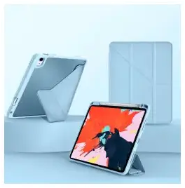 Чохол для iPad Pro 11 дюймів протиударний ультратонкий з тримачем для стилуса GF-003 блакитний - зображення 2