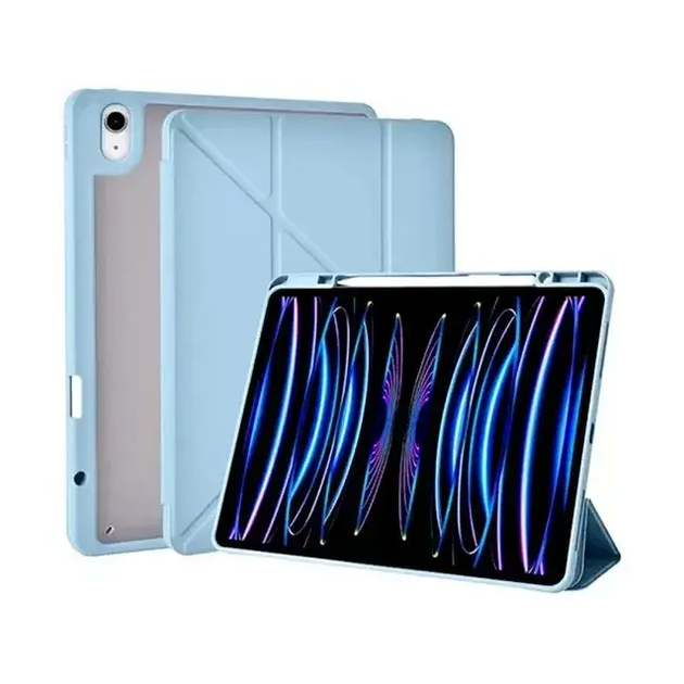 Чохол протиударний для iPad Air 10.9 11 2024 силіконовий легкий захист від ударів блакитний - зображення 3