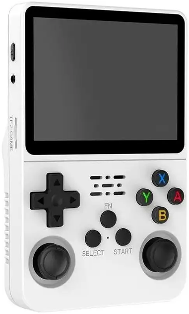 Игровая консоль R36s белая для детей с игровыми джойстиками для развлечений и игр дома - Фото 3 Игровая консоль R36s белая для детей с игровыми джойстиками для развлечений и игр дома - изображение 3