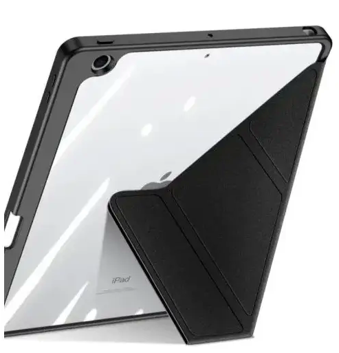 Чохол протиударний для iPad 10.9 11 силіконовий захист від падінь для студентів і професіоналів чорний - зображення 2