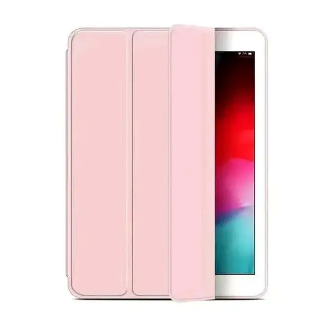Чехол противоударный для iPad 10.2 силиконовый с карманом для ручки розовый - Фото 3 Чехол противоударный для iPad 10.2 силиконовый с карманом для ручки розовый - зображення 3