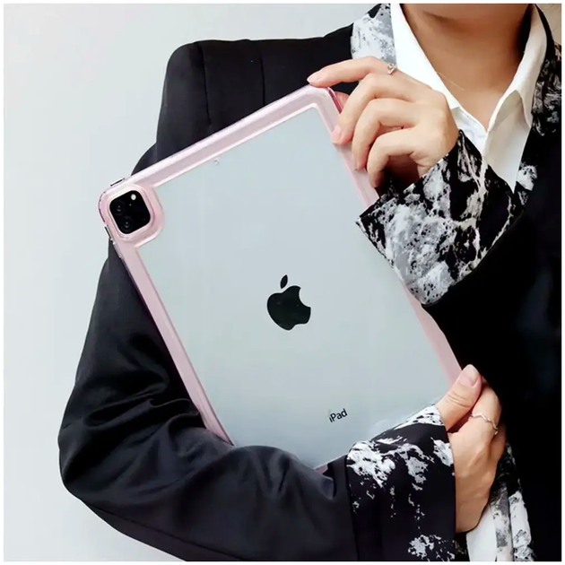 Протиударний чохол для iPad Pro 11 дюймів 2024 силіконовий захист від ударів рожевий - Фото 6 Протиударний чохол для iPad Pro 11 дюймів 2024 силіконовий захист від ударів рожевий - зображення 6