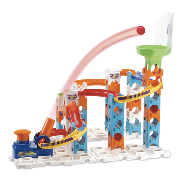 Развивающий конструктор лабиринт VTech Marble Rush Adventure Set S100 - Фото 5 Развивающий конструктор лабиринт VTech Marble Rush Adventure Set S100 - изображение 5