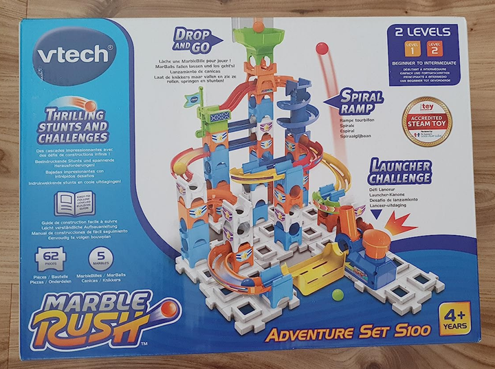 Развивающий конструктор лабиринт VTech Marble Rush Adventure Set S100 - Фото 11 Развивающий конструктор лабиринт VTech Marble Rush Adventure Set S100 - изображение 11