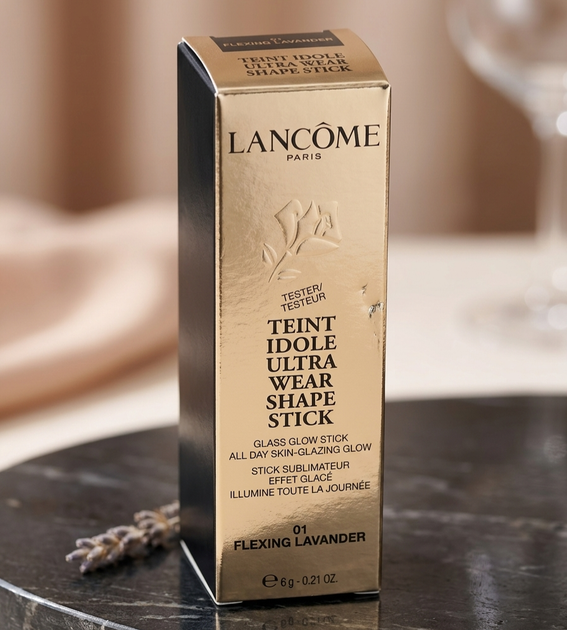 Хайлайтер для лица Lancome Lancome Teint Idole Ultra Wear Shape Stick highlighter 01 Flexing Lavander - изображение 7