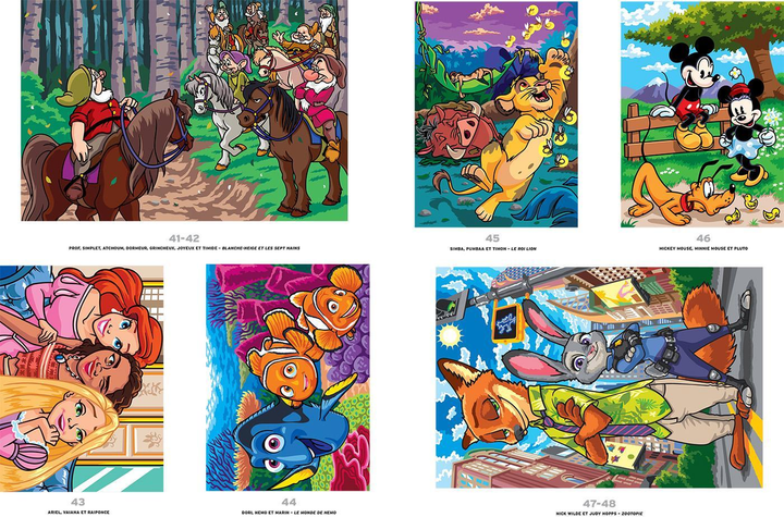 Розмальовка Дісней Hachette антистрес за номерами | Coloriages mysteres Disney Les Grands classiques Tome 13 - Фото 4 Розмальовка Дісней Hachette антистрес за номерами | Coloriages mysteres Disney Les Grands classiques Tome 13 - зображення 4
