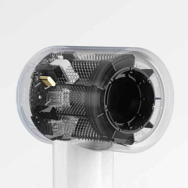 Потужний фен Mijia H501 з піддувом для сушіння волосся ionic hair dryer Фен з іонізацією компактний Фен з регулюванням температури сучасний - зображення 6