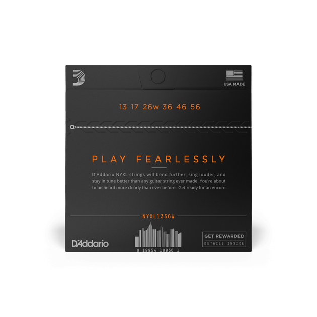 Струны для электрогитары DʼADDARIO NYXL1356W Medium Wound 3RD (13-56) - изображение 2