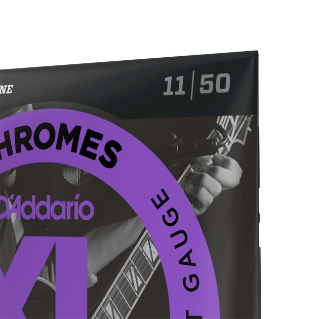 Струны для электрогитары DʼADDARIO ECG24 XLChromes Jazz Light (11-50) - изображение 5