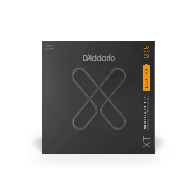 Струны для электрогитары DʼADDARIO XTE1059 XT Electric Nickel Plated Steel 7-String Regular Light (10-59) - Фото 1 Струны для электрогитары DʼADDARIO XTE1059 XT Electric Nickel Plated Steel 7-String Regular Light (10-59) - изображение 1
