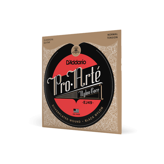 Струны для классической гитары DʼADDARIO EJ49 Pro Arte Black Nylon Normal Tension - Фото 2 Струны для классической гитары DʼADDARIO EJ49 Pro Arte Black Nylon Normal Tension - изображение 2