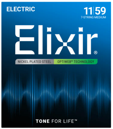 Струны для электрогитары Elixir EL OW 7 M - Фото 1 Струны для электрогитары Elixir EL OW 7 M - изображение 1
