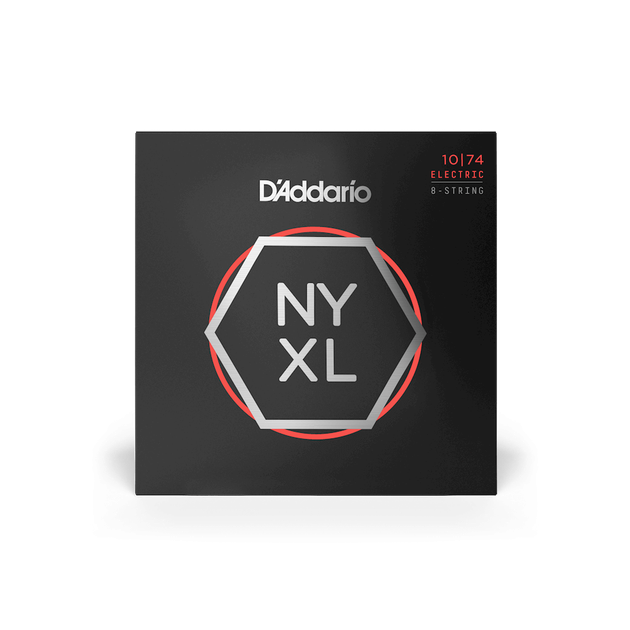 Струны для электрогитары DʼADDARIO NYXL1074 Light Top/Heavy Bottom 8-String (10-74) - изображение 2
