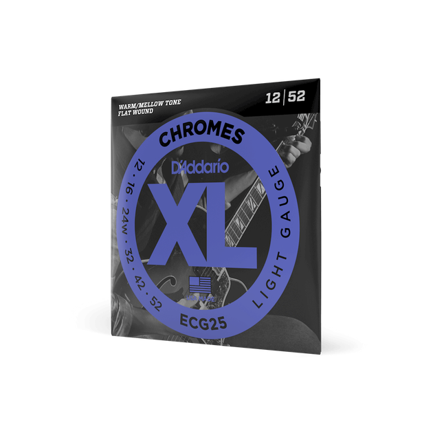 Струни для електрогітари DʼADDARIO ECG25 XL Chromes Light (12-52) - зображення 2