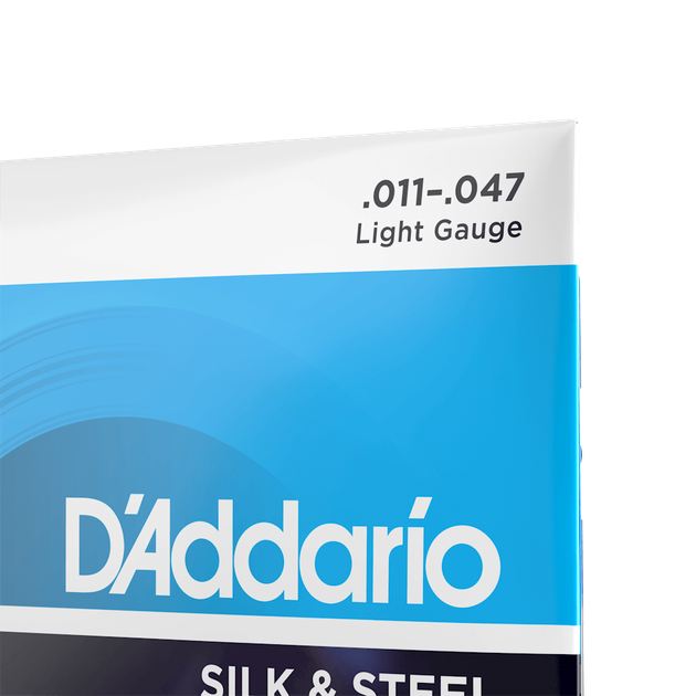 Струни для акустичної гітари DʼADDARIO EJ40 SILK & Steel Folk REGULAR Light (11-47) - Фото 4 Струни для акустичної гітари DʼADDARIO EJ40 SILK & Steel Folk REGULAR Light (11-47) - зображення 4