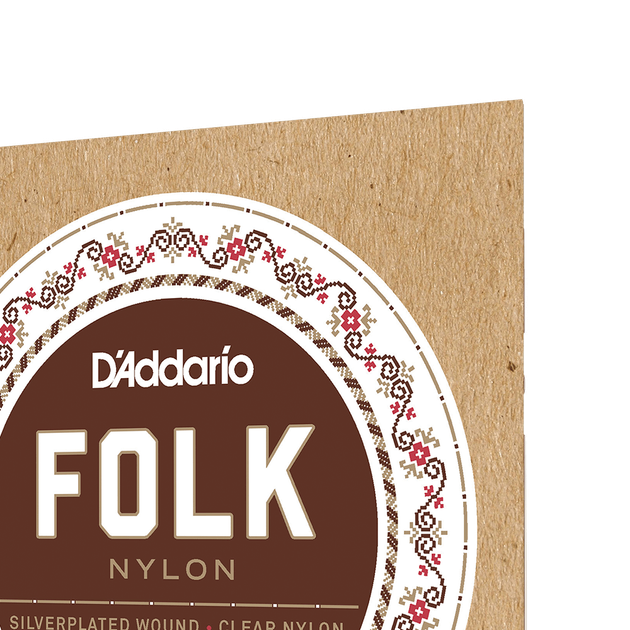 Струны для классической гитары DʼADDARIO EJ32C Folk Nylon Ball End Silver Wound / Clear Treble - Фото 4 Струны для классической гитары DʼADDARIO EJ32C Folk Nylon Ball End Silver Wound / Clear Treble - изображение 4