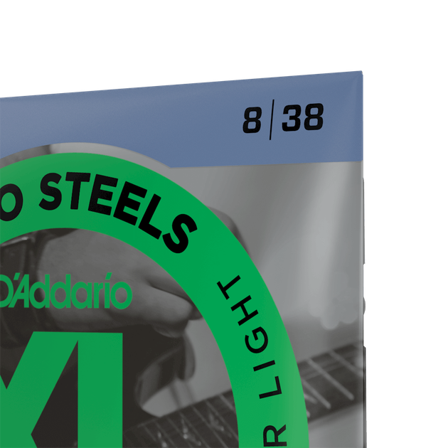 Струны для электрогитары DʼADDARIO EPS530 XL ProSteels Extra Super Light (08-38) - Фото 5 Струны для электрогитары DʼADDARIO EPS530 XL ProSteels Extra Super Light (08-38) - изображение 5