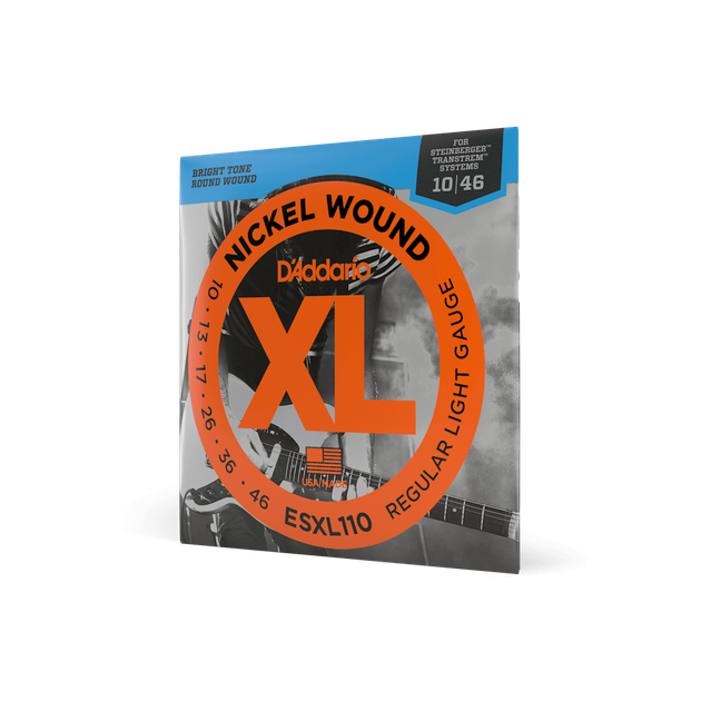 Струни для електрогітари DʼADDARIO ESXL110 XL Nickel Wound Regular Light Double Ball End (10-46) - зображення 2