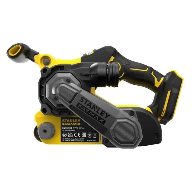 Шлифмашина ленточная Stanley FatMax V20 бесщеточная аккумуляторная 75 x 457 мм без АКБ SFMCW223B-XJ - Фото 4 Шлифмашина ленточная Stanley FatMax V20 бесщеточная аккумуляторная 75 x 457 мм без АКБ SFMCW223B-XJ - изображение 4