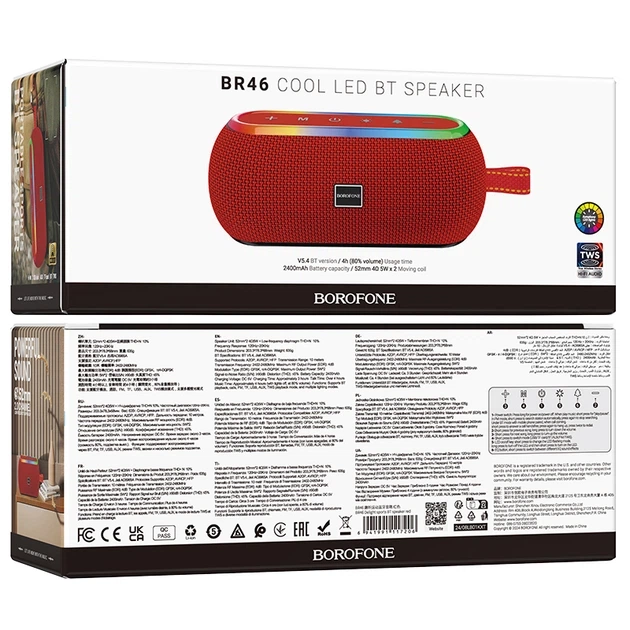 Колонка BT Borofone BR46 Delight sports (Red) - изображение 2