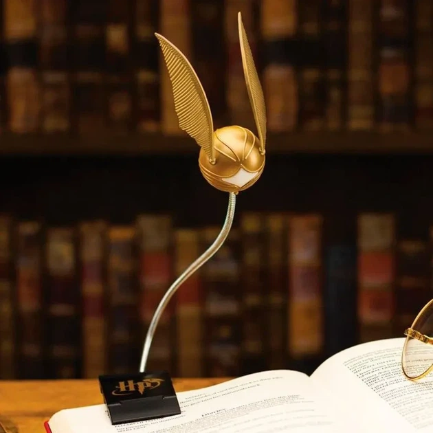 Светильник Harry Potter Golden Snitch "Золотой снитч Гарри Поттера" с креплением прищепкой - изображение 4