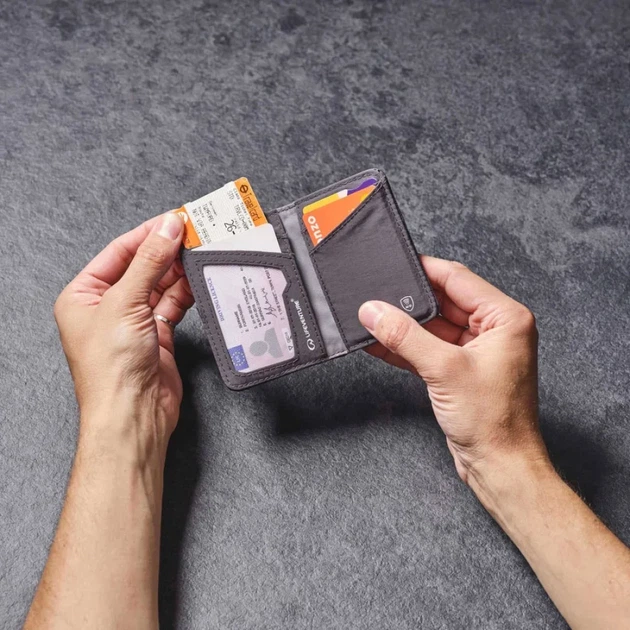 Гаманець Lifeventure Recycled RFID Card Wallet Grey - Фото 8 Гаманець Lifeventure Recycled RFID Card Wallet Grey - зображення 8