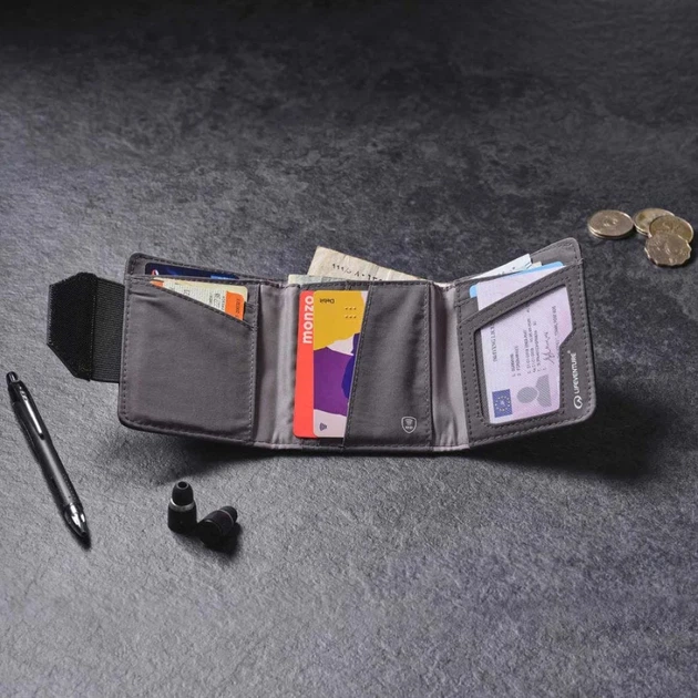 Гаманець Lifeventure Recycled RFID Wallet Olive - Фото 6 Гаманець Lifeventure Recycled RFID Wallet Olive - зображення 6
