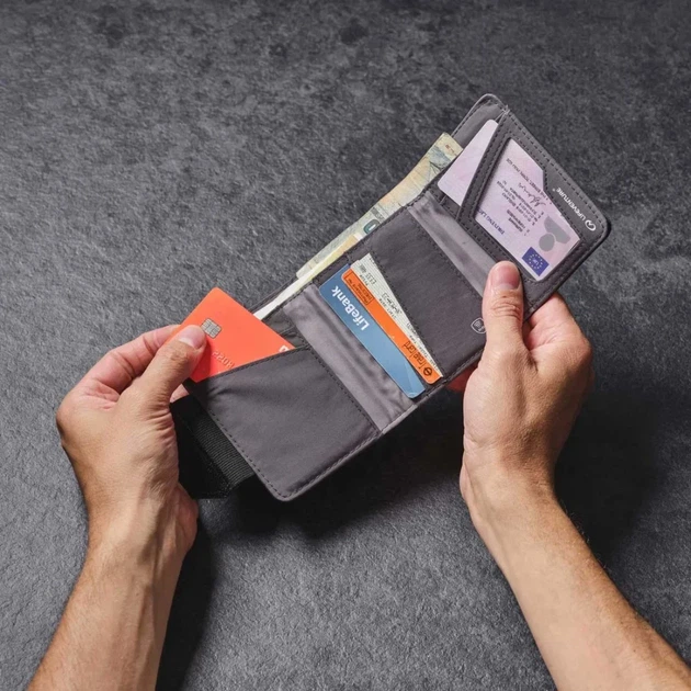 Гаманець Lifeventure Recycled RFID Wallet Olive - Фото 7 Гаманець Lifeventure Recycled RFID Wallet Olive - зображення 7