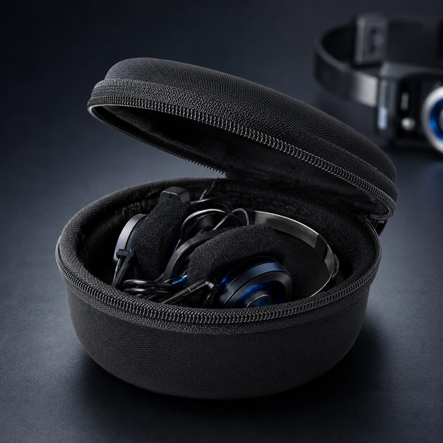 Защитный кейс чехол для наушников Koss Porta Pro и Koss Sporta Pro, жесткий футляр - изображение 7