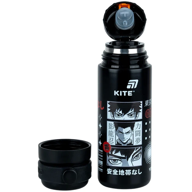 Термос Kite Tokyo 500 мл Чорний (K26-1222-1) - зображення 2