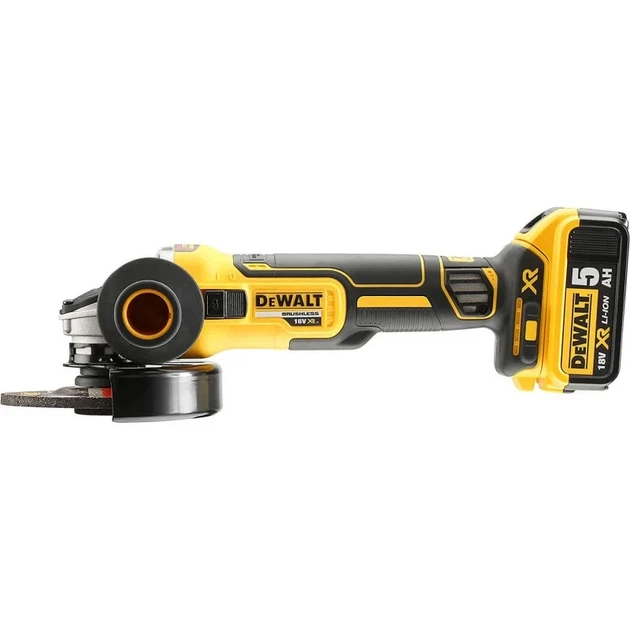 Шлифмашина угловая аккумуляторная DeWalt 18 В XR Li-Ion 125 мм без АКБ DCG405N - изображение 4