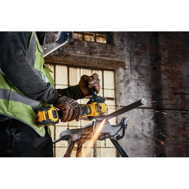 Шліфмашина кутова акумуляторна DeWalt 18 В XR Li-Ion 125 мм без АКБ DCG416VS - зображення 6