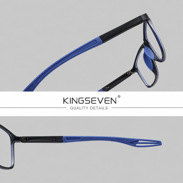 Очки компьютерные Blue Blocker 45% для мужчин и женщин KINGSEVEN 520 Blue 45 - изображение 3