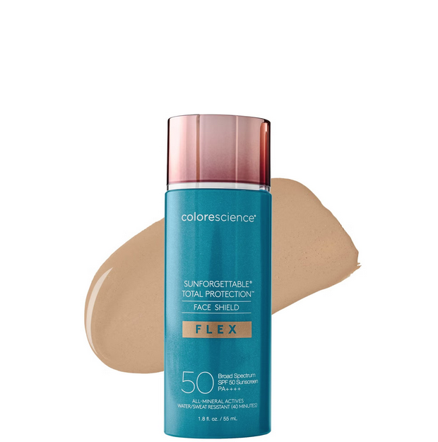 Сонцезахисний крем Colorescience Sunforgettable Total Protection Face Shield Flex SPF 50 Medium 55 ml - Фото 1 Сонцезахисний крем Colorescience Sunforgettable Total Protection Face Shield Flex SPF 50 Medium 55 ml - зображення 1