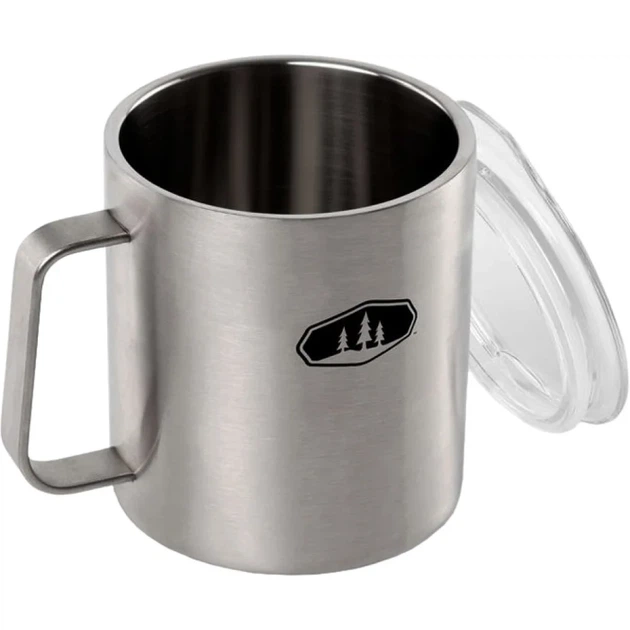 Термокружка GSI Glacier Stainless Camp Cup 0.44l Steel - Фото 2 Термокружка GSI Glacier Stainless Camp Cup 0.44l Steel - изображение 2