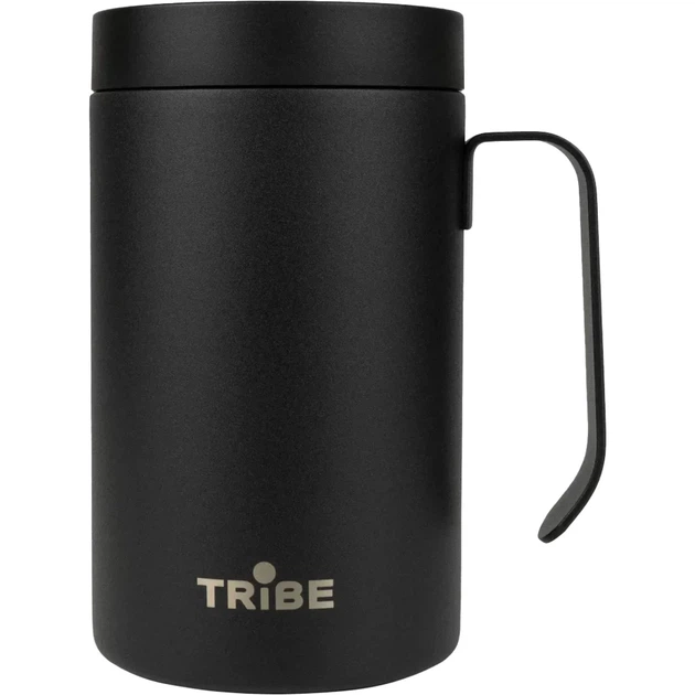 Термокружка Tribe Adventure 450 мл Black - Фото 1 Термокружка Tribe Adventure 450 мл Black - изображение 1
