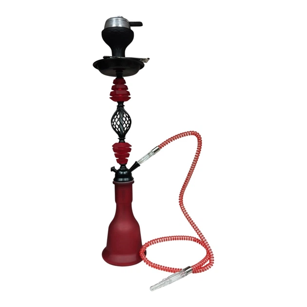 Кальян Hookah Rami Carbon Red Plus высотой 63 см на 1 персону - изображение 5