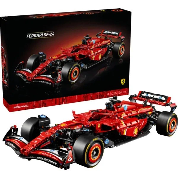 Конструктор Technic Болід F1 Ferrari SF-24, 1361 деталь - Фото 1 Конструктор Technic Болід F1 Ferrari SF-24, 1361 деталь - зображення 1